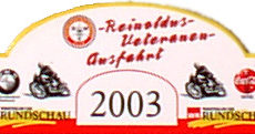 Oldtimer Email-Plakette